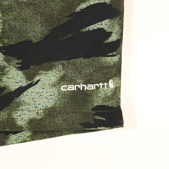 NWT Carhartt Boy's Rugged Flex Loose Fit Ripstop Camo Work Shorts - Picture 6 of 12